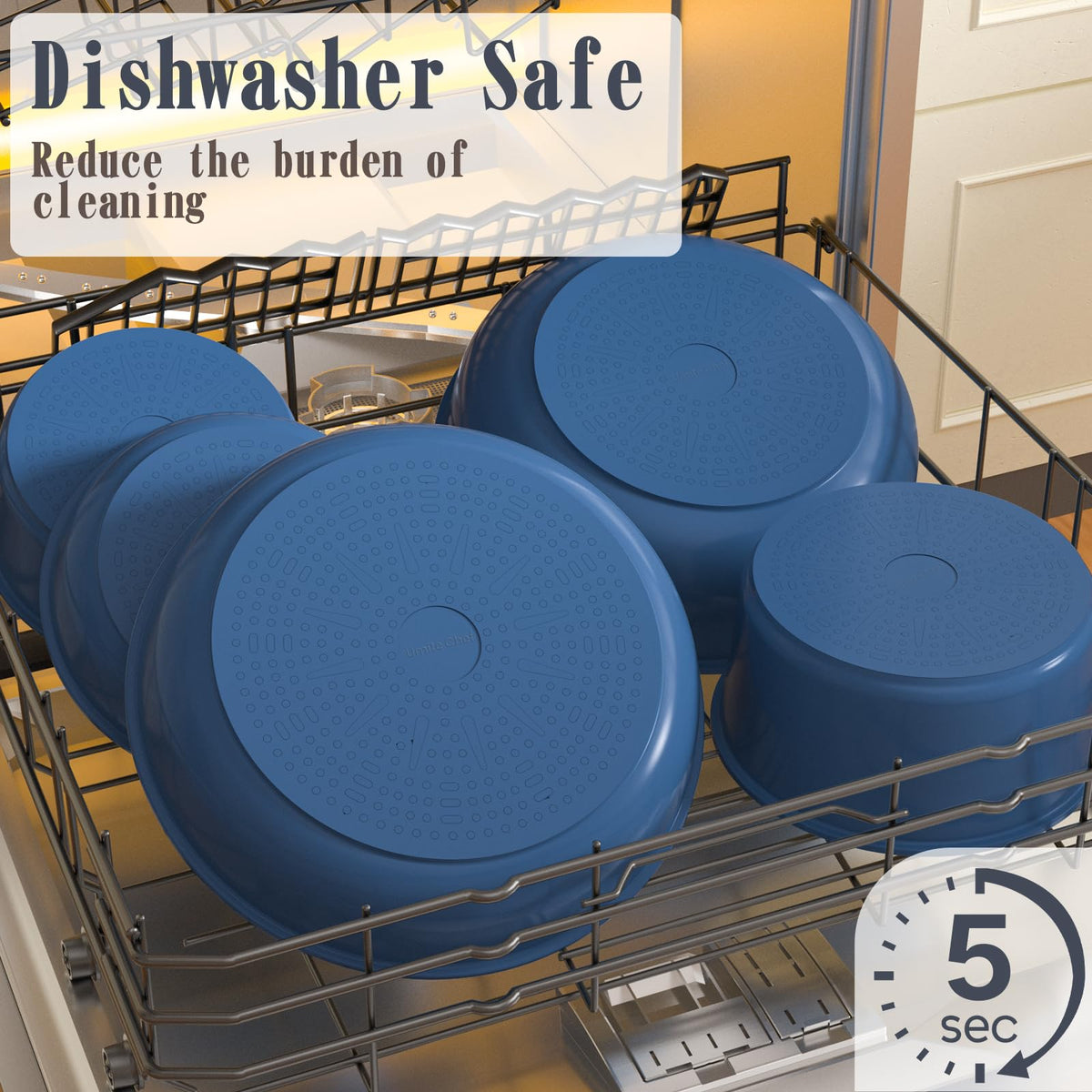 Umite Chef space-saving nesting design fits compact kitchens and RVs