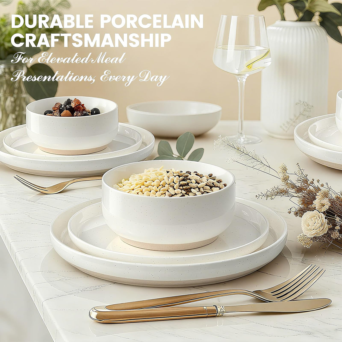 Umite Chef stackable dishware saves cabinet space
