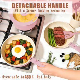 Umite Chef compatible with all stovetops delivers steady performance on glass, gas, or induction.
