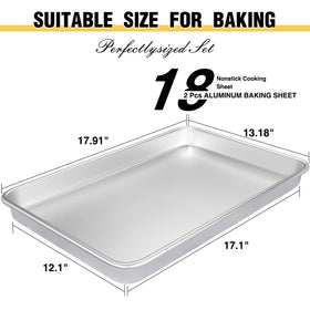 Umite Chef tall-rim sheet pan reduces splatter for safer oven use.