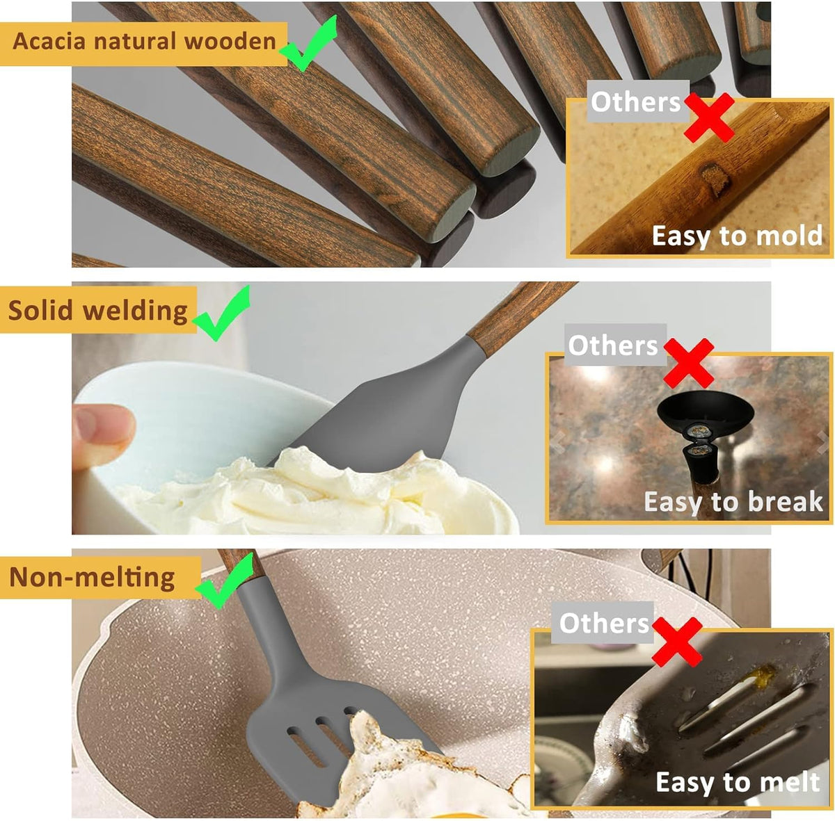 Umite Chef utensil holder keeps your kitchen organized and tidy