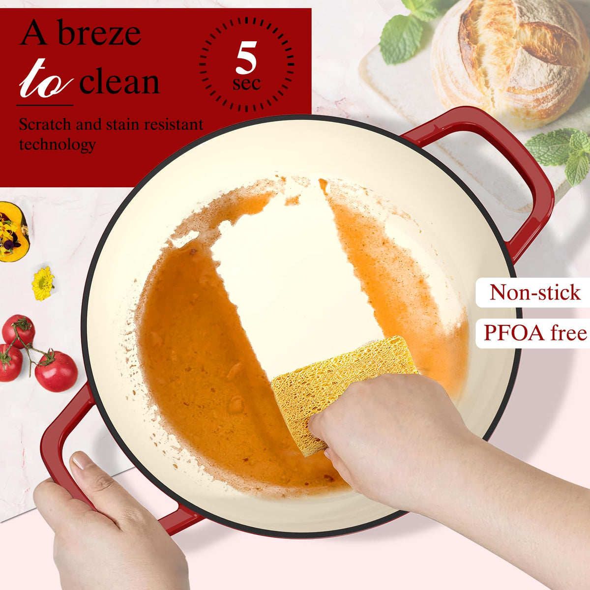 Umite Chef versatile cookware ideal for roasting, stewing, and braising.