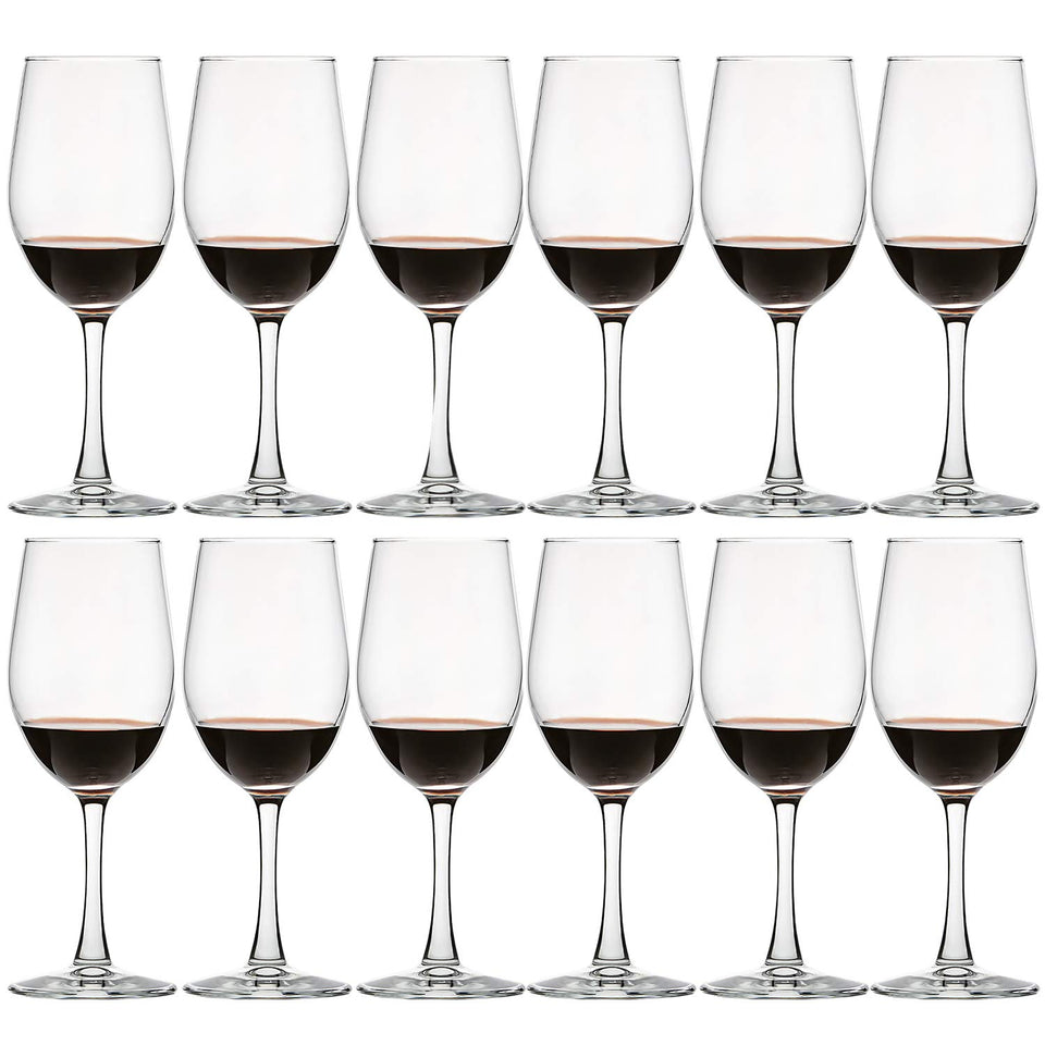 UMI UMIZILI 12oz wine glass set for everyday entertaining and clear wine visibility.