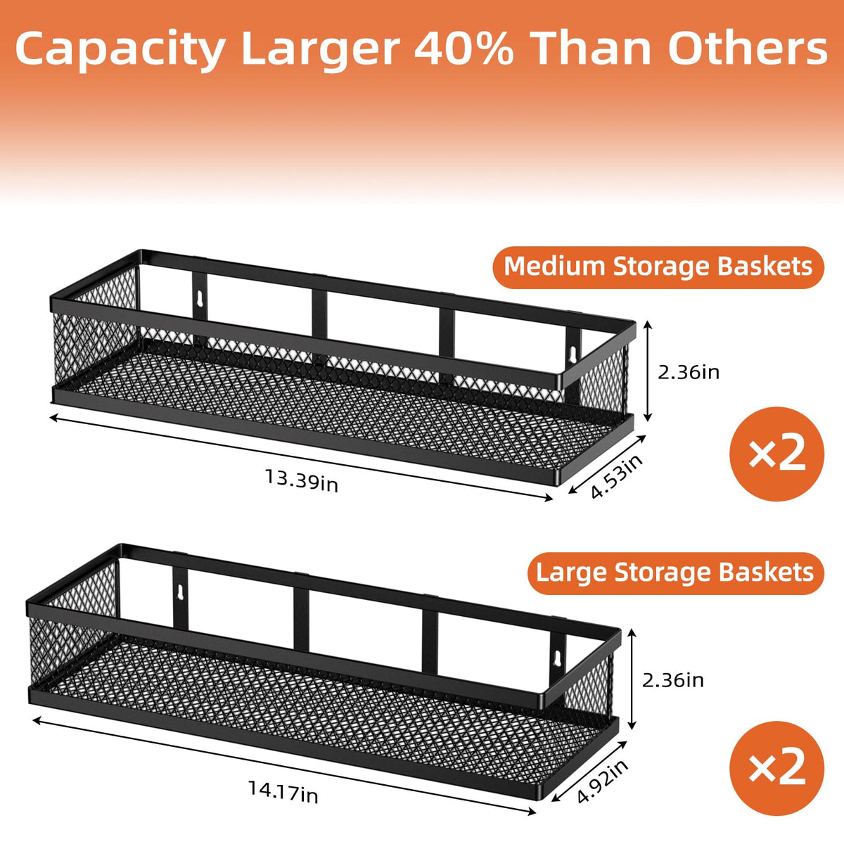 Umomi Carbon steel spice rack is durable and rust-resistant.