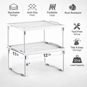 ums kitchen shelves foldable storage shelf offers compact design
