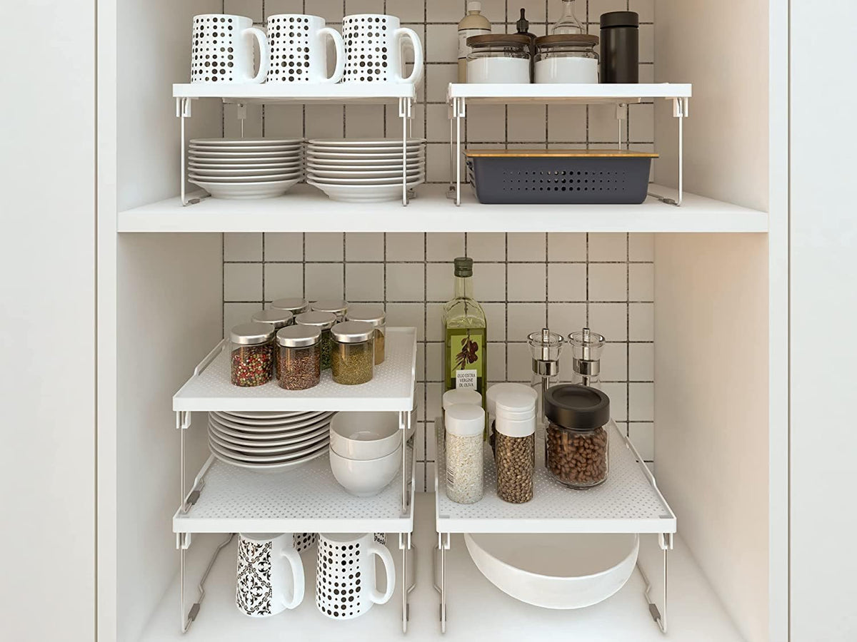 ums shelves arranged side by side create a custom storage layout
