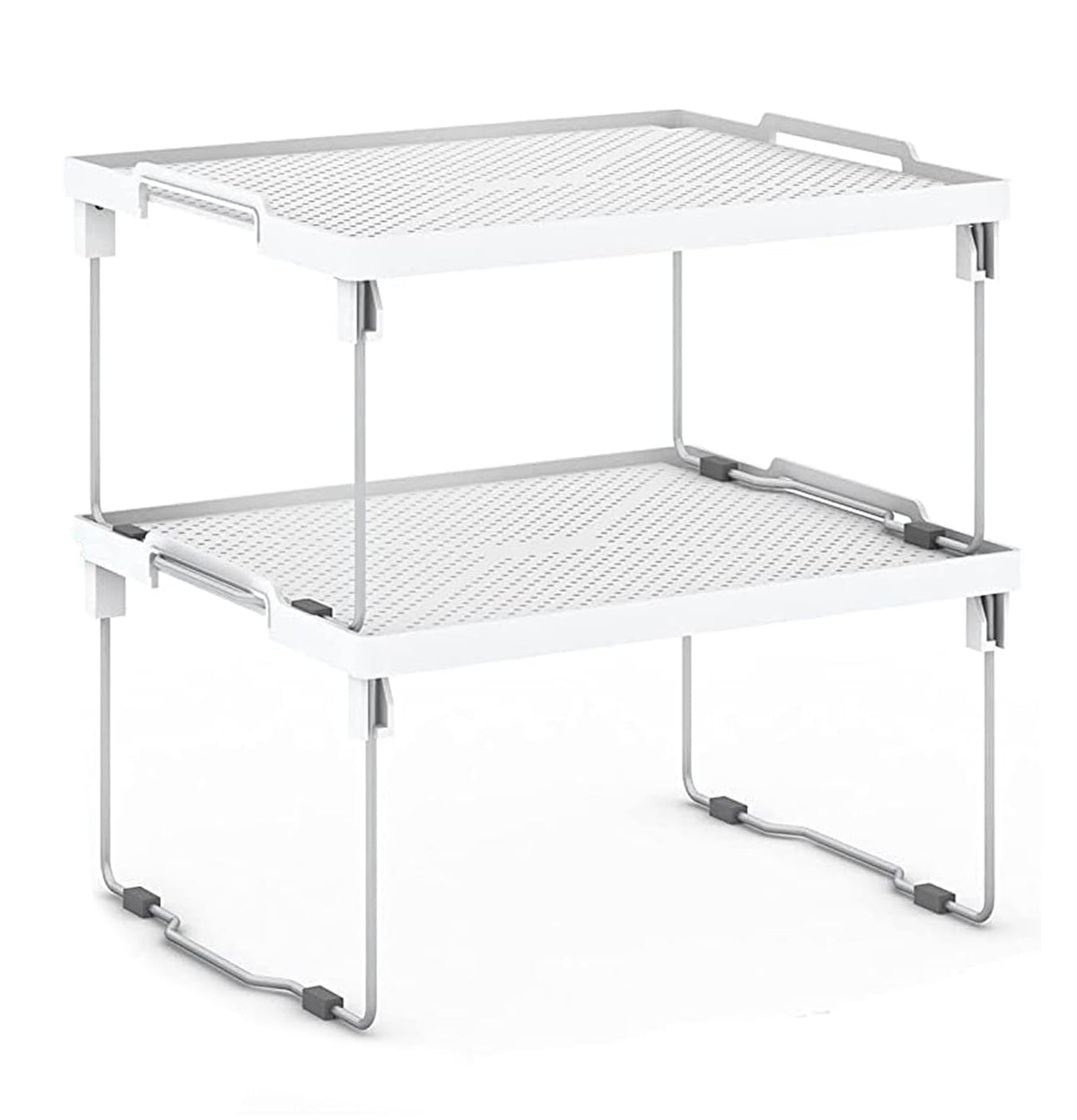 ums kitchen shelves stackable freezer rack for organized freezer storage