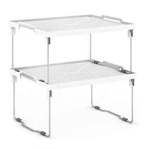 ums kitchen shelves stackable freezer rack for organized freezer storage