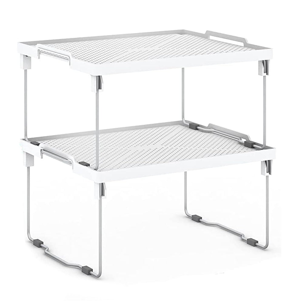 ums kitchen shelves stackable freezer rack for organized freezer storage