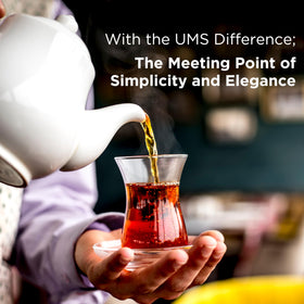 ums tulip-shaped tea glasses designed for aroma and comfortable sipping