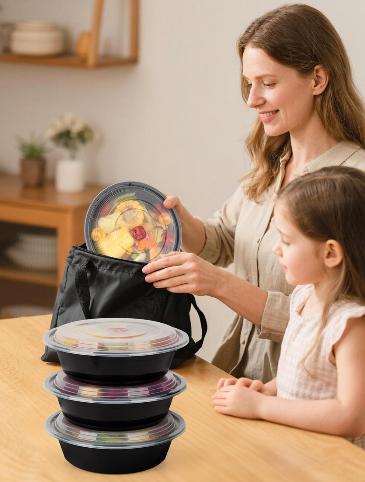 UMT Plastar freezer-safe meal prep bowls keep leftovers organized