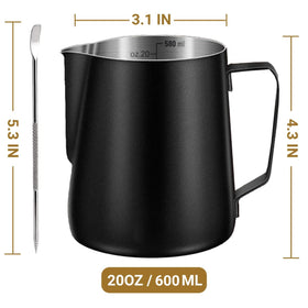 UMUACCAN milk frothing pitcher latte art pen included.