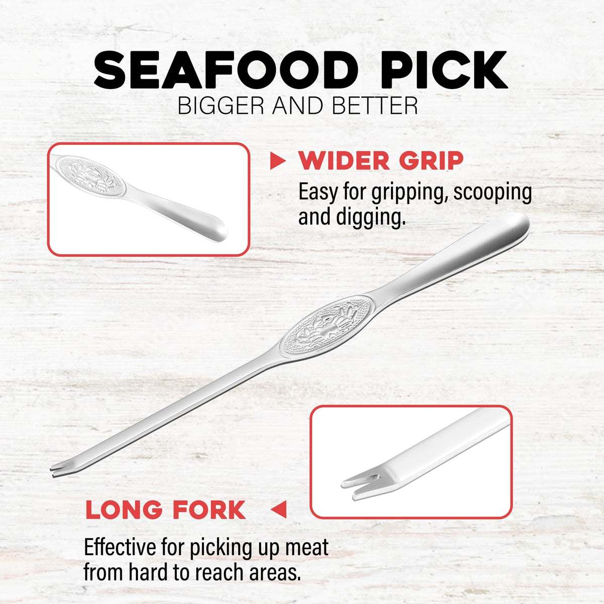 UNBOXING MOMENTS stainless steel seafood crackers resist rust and last for years.