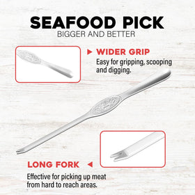 UNBOXING MOMENTS stainless steel seafood crackers resist rust and last for years.