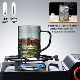 Unbreakable glass tea cup blooming tea display ready to impress
