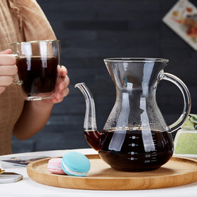 Lead- and BPA-free glass supports a healthier brewing experience.