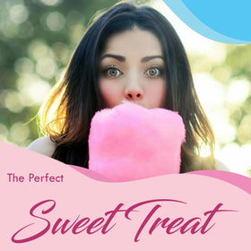Party scene featuring Under the Sun cotton candy treats for kids' celebrations