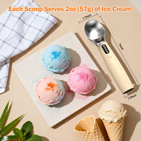 Undersary 3-speed settings let you soften, standard, or hard-scoop ice cream.