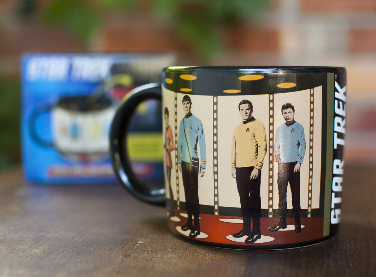 Unemployed Philosophers Guild ceramic Star Trek mug for coffee lovers.