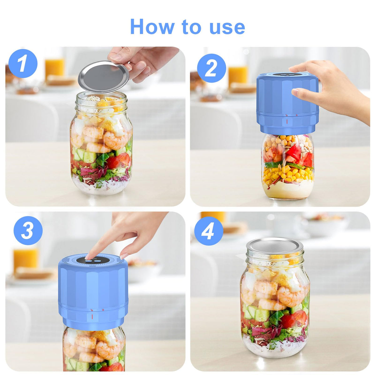 UNERVER M11 compact design fits small kitchens and travel.