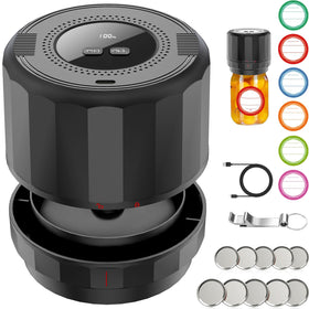 UNERVER M11 electric mason jar sealer with wide-mouth lids for airtight storage.