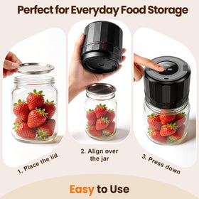 UNERVER M11 one-touch sealing for quick jar preservation.