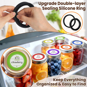 UNERVER M11 seals canning jars quickly for pantry organization.