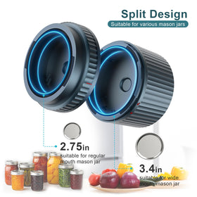 UNERVER M12 regular-mouth seals demonstrated for everyday jars.