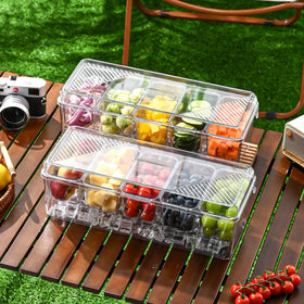 Uni HIMO condiments caddy is easy to clean with a soft brush.