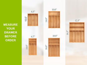 Interior depth of 2 inches to prevent items from sliding in the drawer