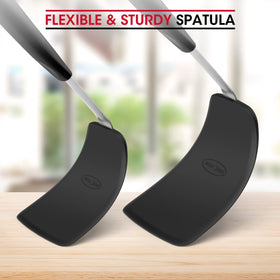 Unicook spatula with reinforced core for sturdy, reliable flipping.