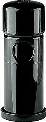 Unicorn Magnum pepper mill 6in black, side view highlighting the oversized grinding mechanism.