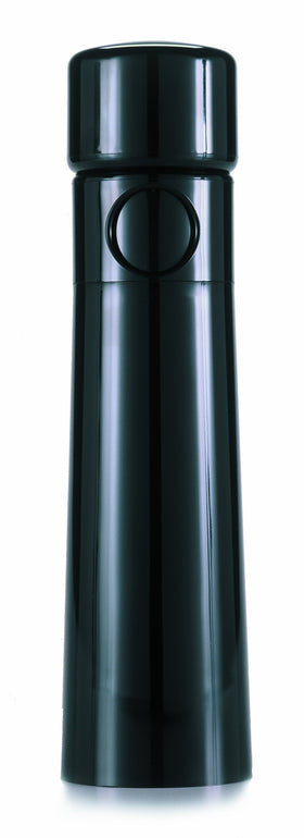 Unicorn Magnum Plus pepper mill front view highlights easy-fill design for quick use.