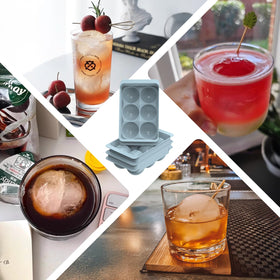 Unigul large ice balls melt slowly to keep beverages cold longer.