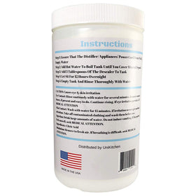 UniKitchen Distiller Cleaner & Descaler applied inside a distiller for easy maintenance.