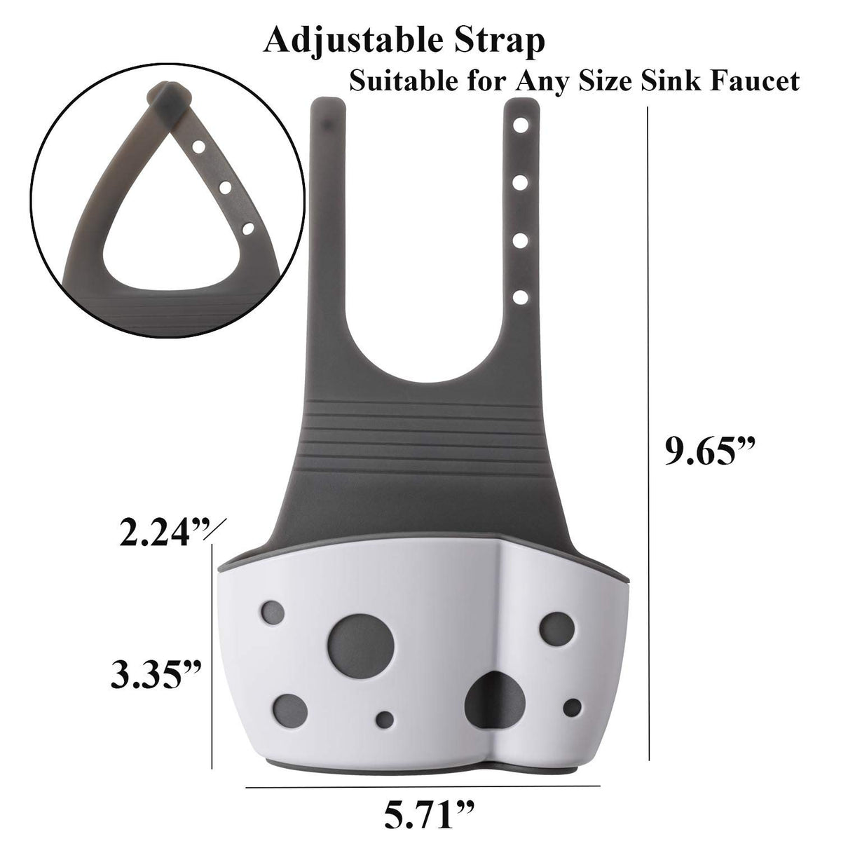 UNIKON silicone drain holes promote fast drying after use.