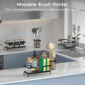 Uninol keeps cleaning supplies neatly stored on the counter.