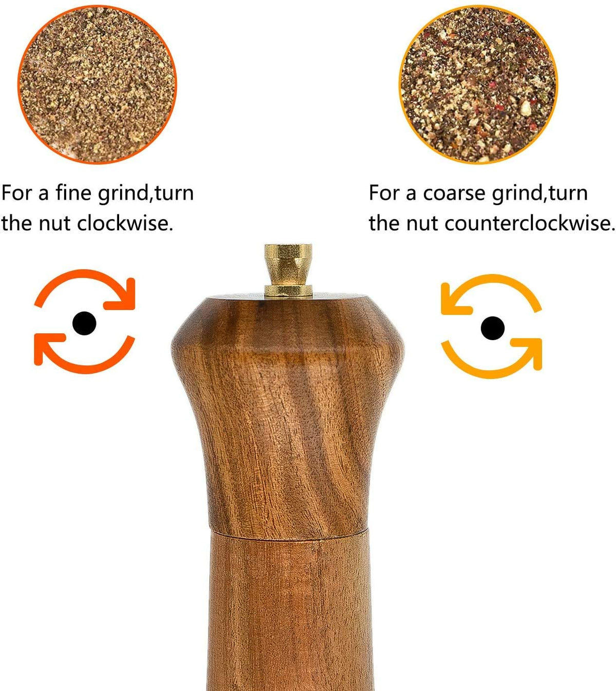 UNIOVC two-pack gift-ready grinders presented on kitchen counter.
