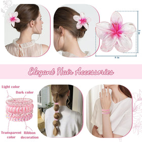 Unipinkart spiral hair ties for quick everyday outfits