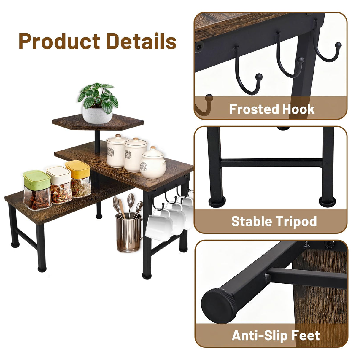 Uniqcovosa adjustable rotation from 90 to 180 degrees fits every corner.