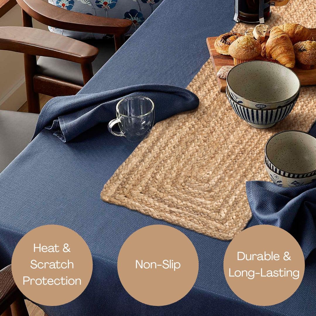 Reversible UNIQINNOW jute runner offering two classic looks