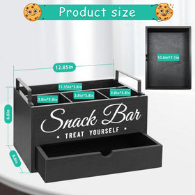 Unistyle gift-ready snack organizer ideal for housewarmings and holidays