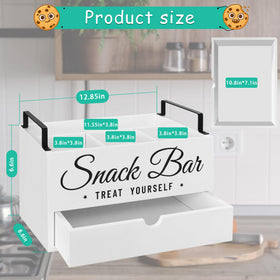 Unistyle snack organizer packaging included ideal as a thoughtful home gift.