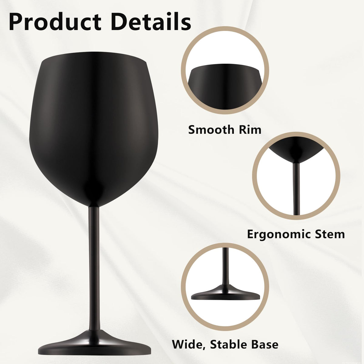 UNISWEET hand-polished finish and electroplated color for elegance.