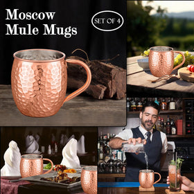UNISWEET Moscow Mule Mugs gift-ready packaging