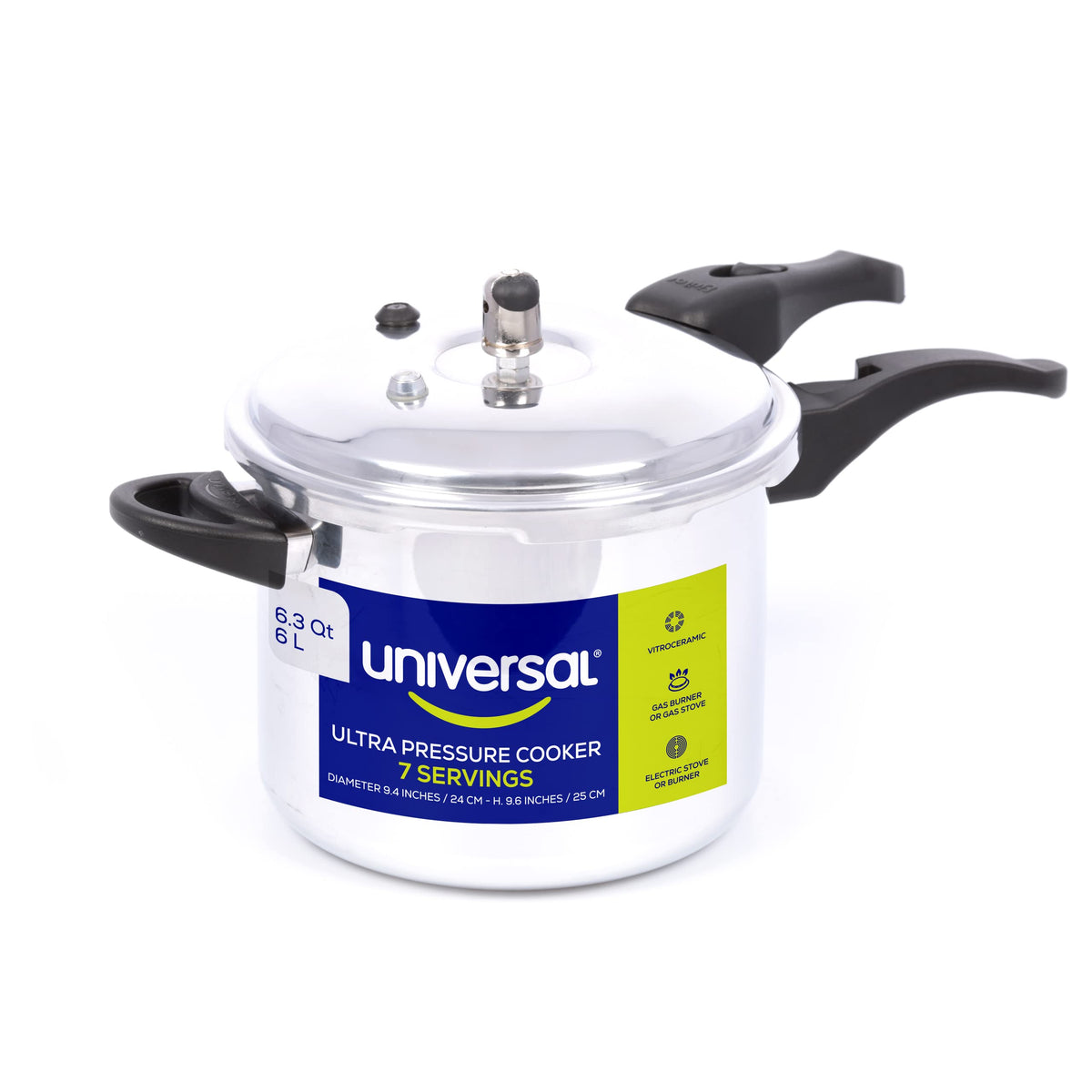 Universal 6.3 Qt pressure cooker exterior seal for safe, controlled cooking.
