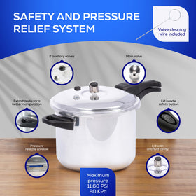 Universal 6.3 Qt main valve highlights precise pressure control.