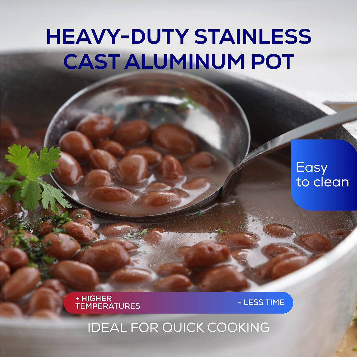 Universal Caldero easy to clean and odor-resistant after use