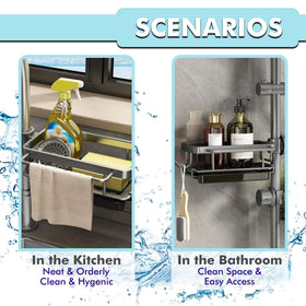 Compact design saves countertop space in small kitchens