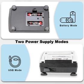 Backlit LCD display on UNIWEIGH scale for easy reading
